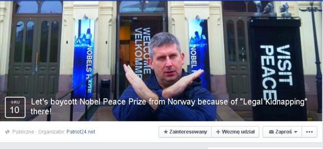 [VIDEO] Let’s boycott the Nobel Peace Prize is awarded in Norway! This country, which annually receives thousands of immigrants for all children, there is no moral right to be peaceful authority!